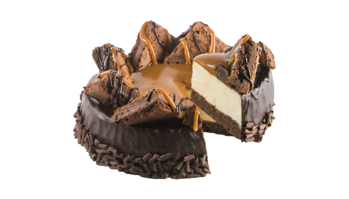 Brownie Chocolate Cheese Cake (8")