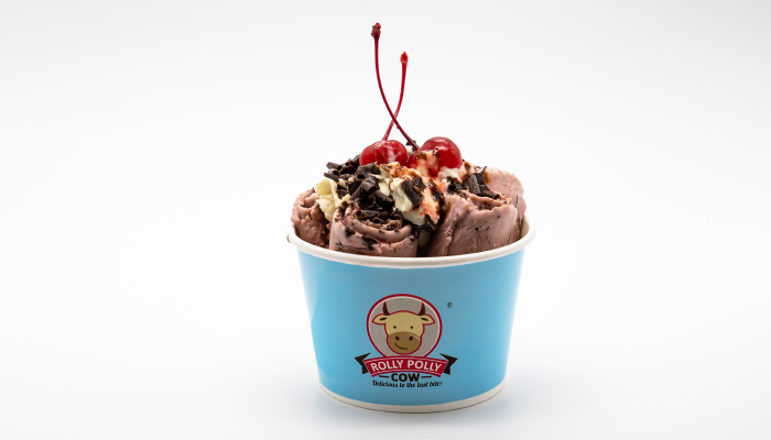 The Black Forest Ice Cream Rolls