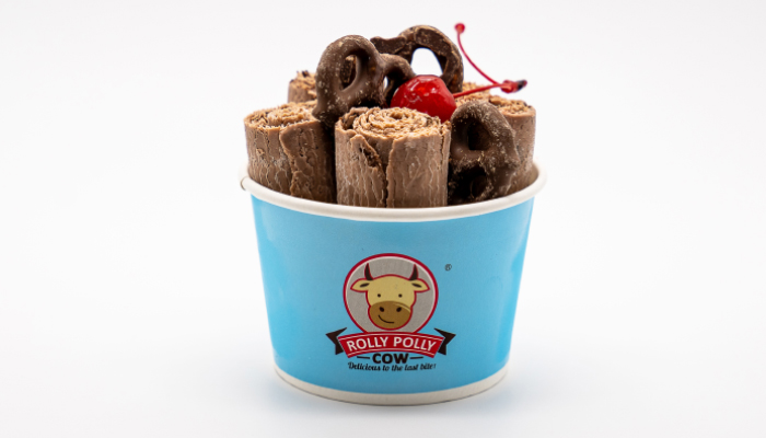 Chocolate Daredevil Ice Cream Rolls