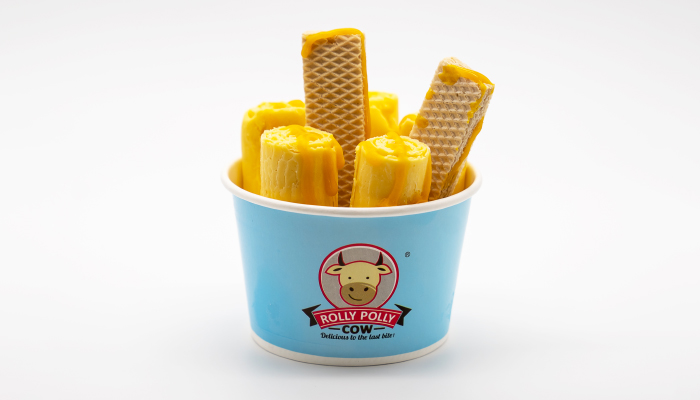 Mango Madness Ice Cream Rolls