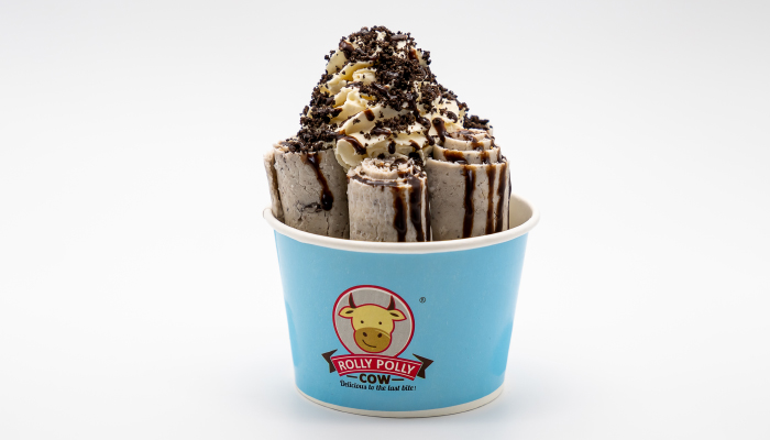 Oreo Cheesecake Ice Cream Rolls