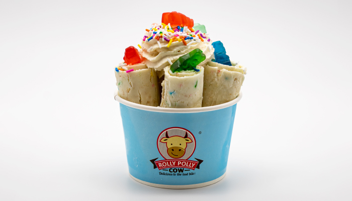 The Birthday Cake Ice Cream Rolls