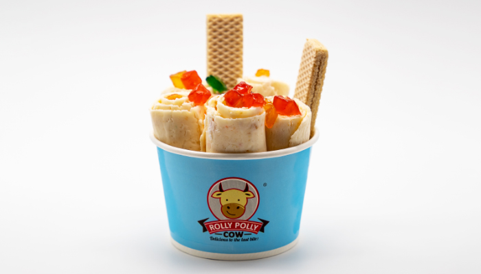 Tutti Frutti Ice Cream Rolls