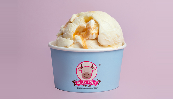 Butter Scotch Rolly Polly Scoop