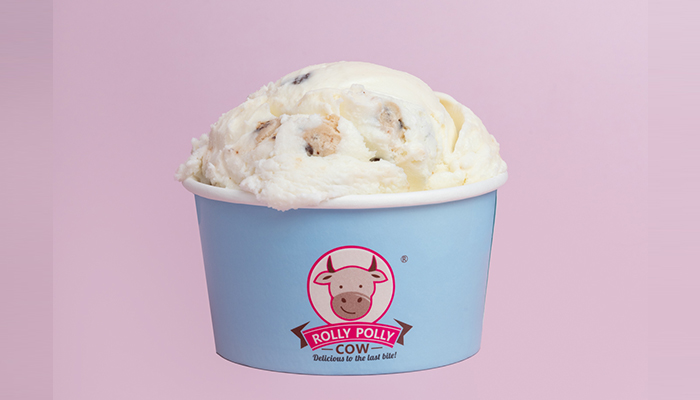 Chocolate Chip Cookie Dough Rolly Polly Scoops