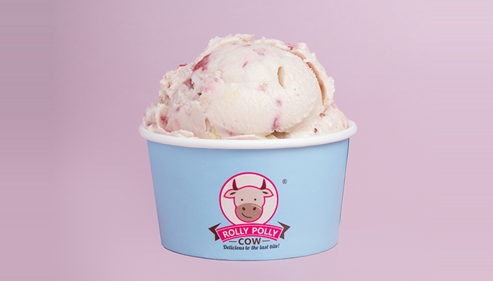 White Chocolate Rolly Polly Scoop